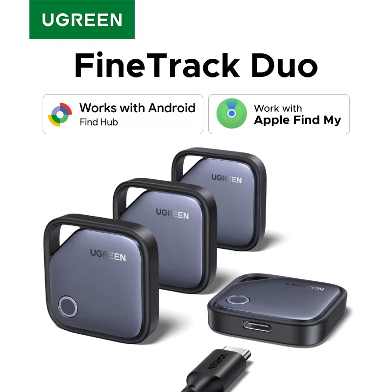 【Dual System Compatibility】Smart Finder for Apple Find My (Ios) & Find Hub App (Android) Bluetooth Tracker Card