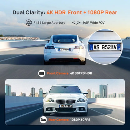 4K Dash Cam A800SE Upgraded Version of  A800S Voice Control Supercapatior GPS ADAS Car DVR  A800SE UHD Wifi 6