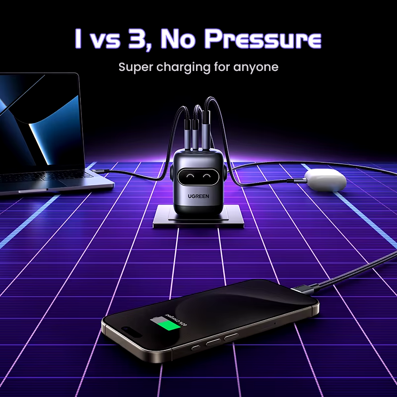 Charger Robot Design  65W 30W Gan Fast Charger
