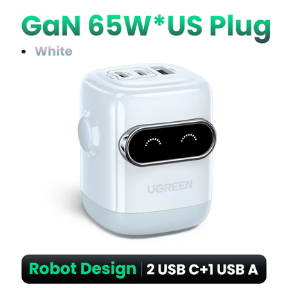 Charger Robot Design  65W 30W Gan Fast Charger