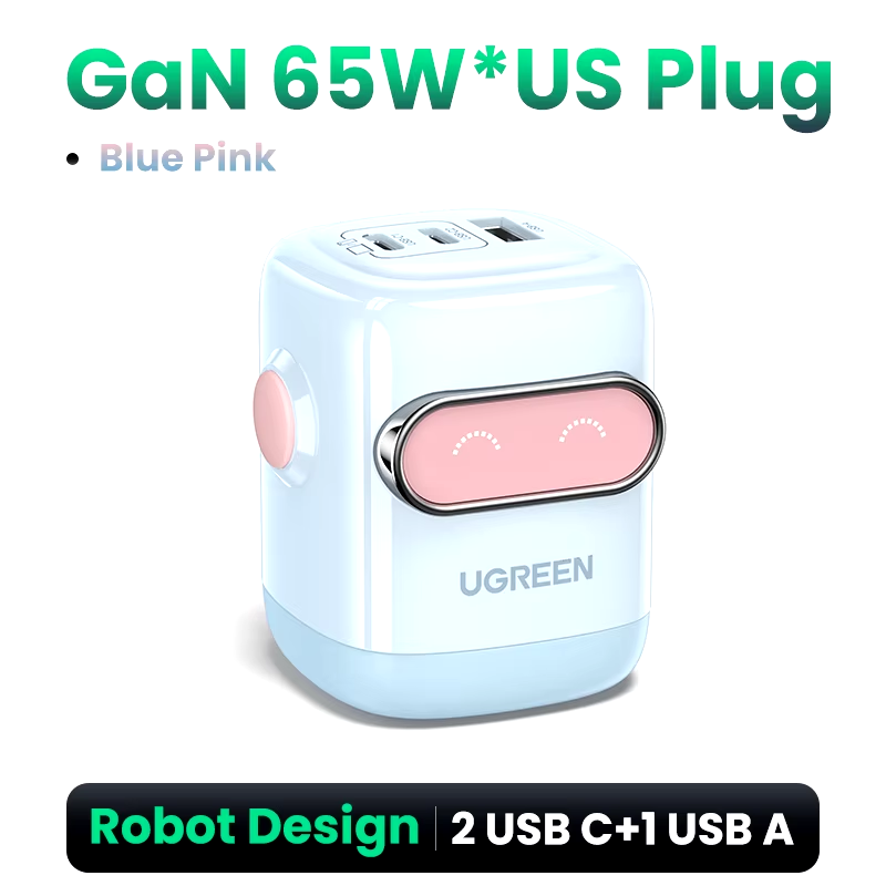 Charger Robot Design  65W 30W Gan Fast Charger
