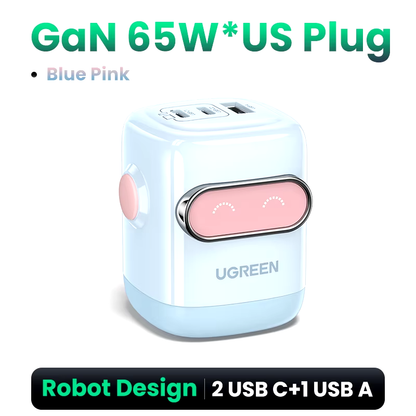 Charger Robot Design  65W 30W Gan Fast Charger