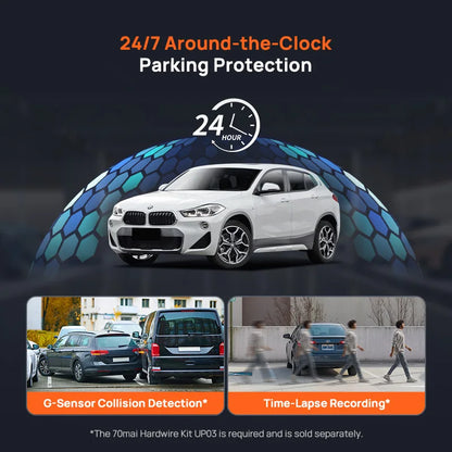 4K Dash Cam A800SE Upgraded Version of  A800S Voice Control Supercapatior GPS ADAS Car DVR  A800SE UHD Wifi 6