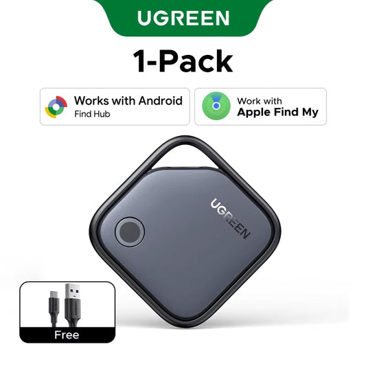 【Dual System Compatibility】Smart Finder for Apple Find My (Ios) & Find Hub App (Android) Bluetooth Tracker Card